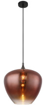 Globo Maxy E27 Hängeleuchte 60W Schwarz Matt, Metall Ø40cm 15548H2G