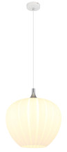 Globo Maxy E27 Hängeleuchte 60W Weiß Matt, Metall Ø40cm 15548H2W
