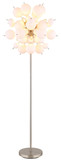 Globo Udo E14 Stehleuchte 6-fach 25W Nickel Matt, Metall 155cm 15633SO