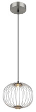 Globo Galway LED Hängeleuchte 15W Warmweiß Nickel Matt, Metall Memoryfunktion Ø30cm 15652HN