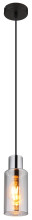 Globo Lidaria E27 Hängeleuchte 25W Schwarz Matt, Metall Ø10cm 15708H