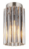Globo Cayden E27 Deckenleuchte 40W Nickel Matt, Metall Ø11,5cm 15747D