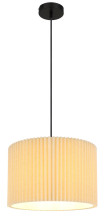 Globo Page E27 Hängeleuchte 40W Schwarz Matt, Metall Ø38cm 15757H