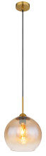 Globo Jamessa E27 Hängeleuchte 60W Messingfarben Matt, Metall Ø25cm 15788H