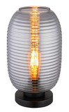 Globo Jefrey E27 Tischleuchte 40W Schwarz Matt, Metall Ø20cm 15794T