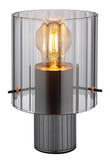 Globo Tulivar E27 Tischleuchte 40W Grau Dunkel, Metall Ø14cm 15904TS
