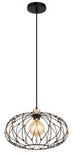 Globo Greys E27 Hängeleuchte 40W Schwarz Matt, Metall Ø40cm 15966H