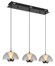 Globo Arus LED Hängeleuchte 30W Warmweiß Schwarz Matt, Metall Ø22cm 16022-3