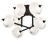Globo Aida LED Deckenleuchte 40W CCT Schwarz Matt, Metall Memoryfunktion Ø15cm 16042-7D