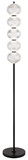 Globo Aida LED Stehleuchte 24W CCT Schwarz Matt, Metall Memoryfunktion Ø15cm 16042S