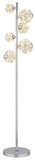 Globo Virina LED Stehleuchte 48W Warmweiß Verchromt, Metall 155cm 16047SC