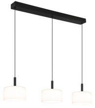 Globo Trenton LED Hängeleuchte 24W CCT Schwarz Matt, Metall Memoryfunktion Ø20cm 16052-3