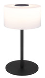Globo Trenton LED Tischleuchte 10W CCT Schwarz Matt, Metall Ø20cm 16052T