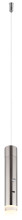 Globo Pelo LED Hängeleuchte 2W Warmweiß Nickel Matt, Metall Ø3,8cm 16060N
