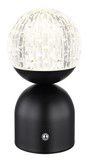 Globo Julsy LED Tischleuchte 2,50W CCT Schwarz Matt, Metall Ø10,5cm 21007S