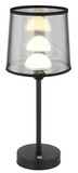Globo Lunki LED Tischleuchte 2,50W CCT Schwarz Matt, Metall Memoryfunktion Ø14cm 21008S