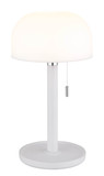 Globo Norman LED Tischleuchte 1,50W CCT IP44 Weiß Matt, Bambus Ø15cm 21016W
