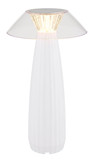 Globo Illumi LED Tischleuchte 1W Warmweiß Weiß Matt Ø15,4cm 21021W