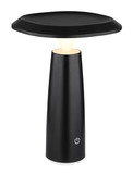 Globo Bowie LED Tischleuchte 1,20W Warmweiß Schwarz Matt Ø14cm 21022