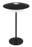 Globo Kyler LED Tischleuchte 3W CCT IP44 Schwarz Matt, Metall Memoryfunktion Ø18cm 21024S