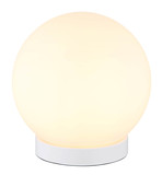 Globo Norta E27 Tischleuchte 40W Weiß Matt, Metall Ø25cm 2282