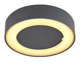 Globo Sura LED Außenleuchte 12W Warmweiß IP54 Anthrazit, Aluminium Druckguss Ø20cm 32136D