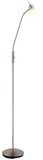 Globo Malte E14 Stehleuchte 5W Warmweiß Nickel Matt, Metall Ø10cm 41490101