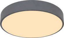 Globo Tartarus LED Deckenleuchte 24W Warmweiß Graphit, Metall Fernbedienung Nachtlicht Memoryfunktion 10,5cm 41744-24SBVU
