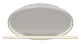 Globo Ronda LED Deckenleuchte 50W CCT Nickel Matt, Aluminium Fernbedienung Nachtlicht Memoryfunktion Ø48cm 48024-50