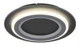 Globo Jayden LED Deckenleuchte 18W CCT Schwarz Matt, Metall Fernbedienung Memoryfunktion Ø34cm 48032-18RGB