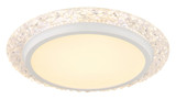 Globo Abigail LED Deckenleuchte 22W Warmweiß Weiß Matt, Metall Ø40cm 48294-22