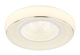 Globo Mickey LED Deckenleuchte 18W CCT Weiß, Metall Fernbedienung Nachtlicht Sparkle-Dekor Memoryfunktion Ø39cm 483110-18