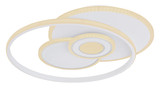 Globo Roderick LED Deckenleuchte 50W CCT Weiß Matt, Metall Fernbedienung Nachtlicht Memoryfunktion 6cm 48442-50SH