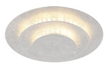 Globo Heda LED Deckenleuchte 18W Warmweiß Silberfarben, Metall Ø18cm 48465-18S
