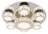 Globo Amur LED Deckenleuchte 60W Neutralweiß Verchromt, Metall 15cm 49350-60