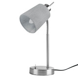 Globo Lee E14 Tischleuchte 40W Nickel Matt, Metall Ø10cm 52380119