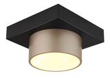 Globo Raymond LED Deckenleuchte 12W Warmweiß Schwarz Matt, Metall Ø15cm 56964-1