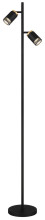Globo Korben GU10 Stehleuchte 2-fach 5W Schwarz Matt, Metall Ø6cm 57906S