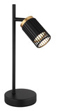 Globo Korben GU10 Tischleuchte 5W Schwarz Matt, Metall Ø6cm 57906T
