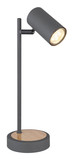 Globo Robby GU10 Tischleuchte 5W Graphit, Metall Ø5,5cm 57910TG