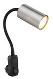 Globo Robby GU10 Wandleuchte 25W Schwarz Ø5,5cm 57911DP