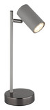 Globo Robby GU10 Tischleuchte 5W Schwarz-Chrom, Metall Ø5,5cm 57911TS