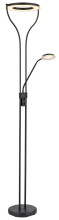 Globo Ebro LED Deckenfluter 20W Warmweiß Schwarz, Metall 194cm 59038SD