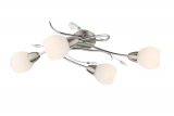 Globo Deckenleuchte Lilly 4xE14 70cm nickel-matt