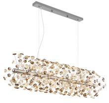 Globo Katrina G9 Luster 12-fach 3,50W Warmweiß Verchromt, Metall 150cm 64135H4C