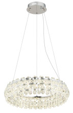 Globo Diann LED Hängeleuchte 50W Neutralweiß Verchromt, Metall Ø60cm 64140H