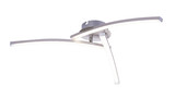 Globo Tansy LED Deckenleuchte 18W CCT Nickel Matt, Metall 12,5cm 67098-18