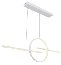 Globo Barral LED Hängeleuchte 50W CCT Weiß, Metall Fernbedienung Nachtlicht Memoryfunktion Ø38,3cm 67121-50W