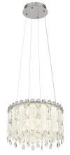 Globo Klunka LED Hängeleuchte 38W CCT Verchromt, Metall Fernbedienung Nachtlicht Memoryfunktion Ø39,5cm 67176-38
