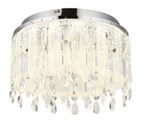 Globo Klunka LED Deckenleuchte 38W CCT Verchromt, Metall Fernbedienung Nachtlicht Memoryfunktion Ø38cm 67176-38D